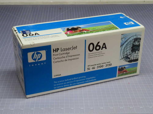 NOB HP C3906A 06A BLACK ORIGINAL LASERJET TONER CARTRIDGE T271921 FOR SALE