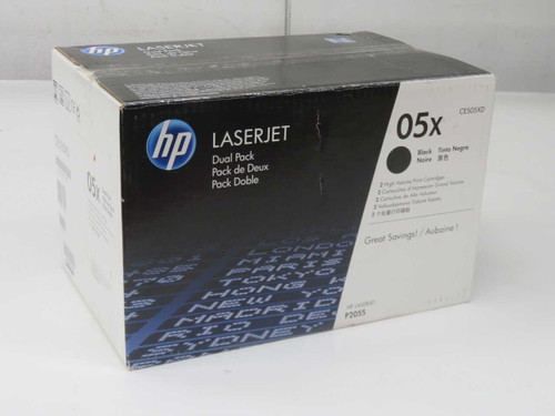 NOB HP CE505XD 05X HIGH-YIELD BLACK TONER CARTRIDGE T271945 FOR SALE