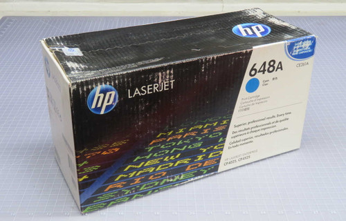 NOB HP 648A CE261A CYAN ORIGINAL LASERJET TONER CARTRIDGE T271730 FOR SALE