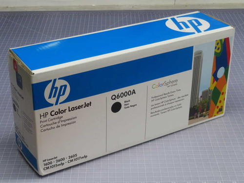 NOB HP Q6000A BLACK ORIGINAL LASERJET TONER CARTRIDGE T271789 FOR SALE