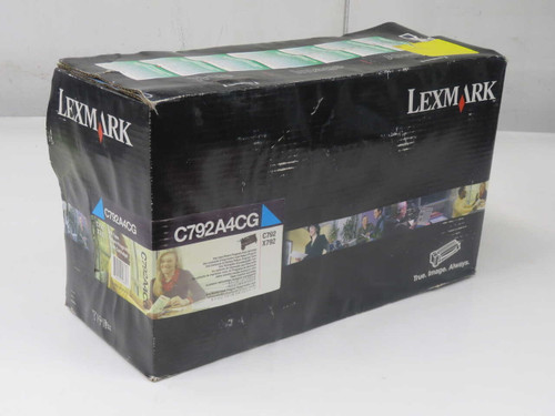 NOB LEXMARK C792A4CG CYAN TONER CARTRIDGE T271762 FOR SALE