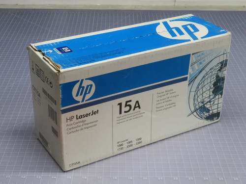 NOB HP C7115A 15A BLACK ORIGINAL LASERJET TONER CARTRIDGE T271783 FOR SALE