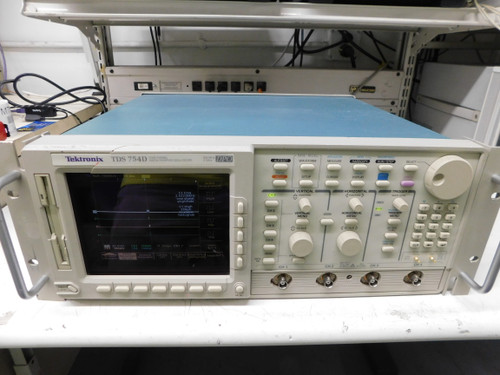 USED TEKTRONIX TDS 754D DIGITAL PHOSPHOR OSCILLOSCOPE 4CH,500MHZ,DPO, TESTED FOR SALE