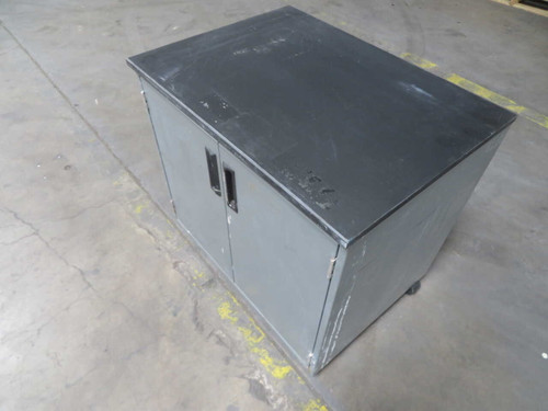 USED GREY STEEL BASE CABINET T272095 FOR SALE