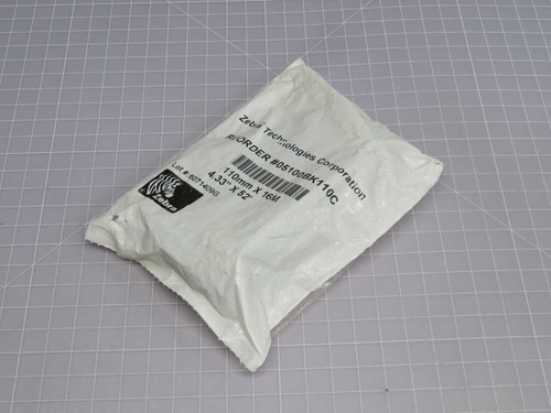 NOB LOT OF 5 ZEBRA 05100BK110C PREMIUM RESIN RIBBONS T272118 FOR SALE