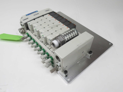 NOB SMC VV5QC41-08C12FSEAN-X132 PNEUMATIC MANIFOLD VALVE T272339 FOR SALE