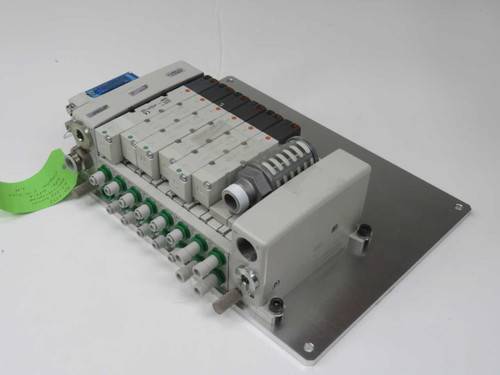 NOB SMC VV5QC41-08C12FSEAN-X132 PNEUMATIC MANIFOLD VALVE T272342 FOR SALE