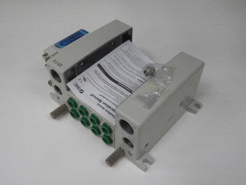 NIB SMC VV5QC41-04C12FSEAN-X132 VQC MANIFOLD SOLENOID VALVE T272327 FOR SALE