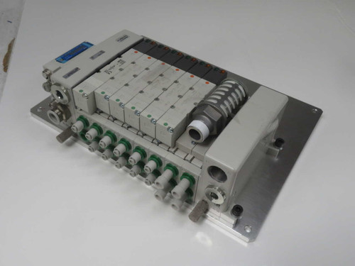 NOB SMC VV5QC41-08C12FSEAN-X132 PNEUMATIC MANIFOLD VALVE T272331 FOR SALE
