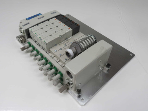 NOB SMC VV5QC41-08C12FSEAN-X132 PNEUMATIC MANIFOLD VALVE T272332 FOR SALE