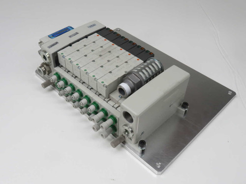 NOB SMC VV5QC41-08C12FSEAN-X132 PNEUMATIC MANIFOLD VALVE T272333 FOR SALE