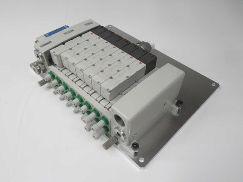 NOB SMC VV5QC41-08C12FSEAN-X132 PNEUMATIC MANIFOLD VALVE T272334 FOR SALE