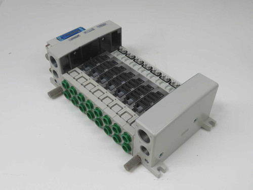 NOB SMC VV5QC41-08C12FSEAN-X132 PNEUMATIC MANIFOLD VALVE T272335 FOR SALE