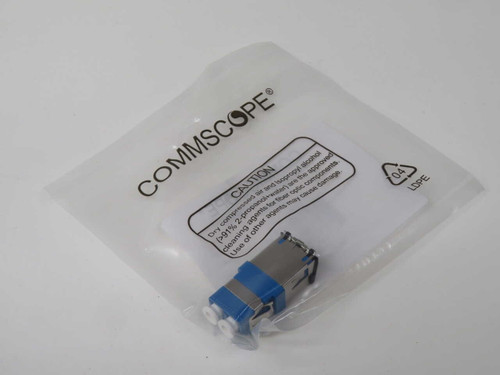 NOB LOT OF 140 COMMSCOPE 760056028 LC DUPLEX FIBER OPTIC ADAPTER T272448 FOR SALE