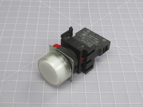 USED LOT OF 19 OMRON A22-TN LAMP SOCKET PUSHBUTTON SWITCHES FOR SALE