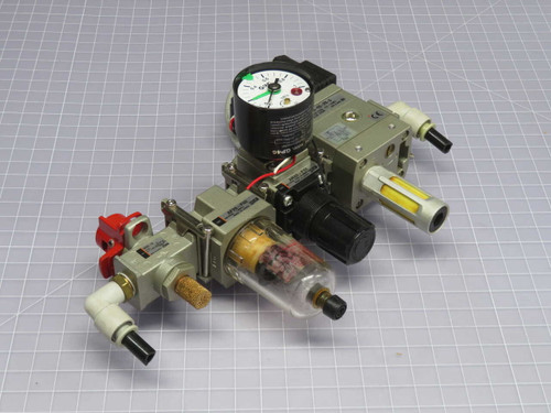 USED SMC EAV2000-F02-5YB-Q PNEUMATIC SOFT START VALVE FOR SALE