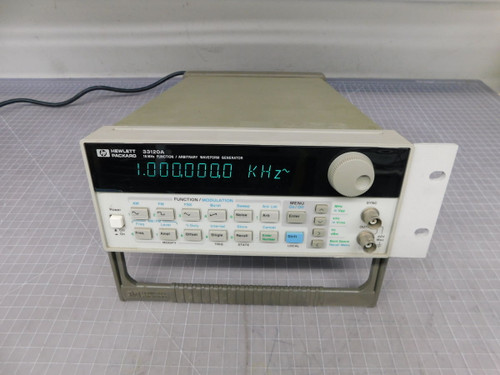 USED HP 33120A FUNCTION/ARBITRARY WAVEFORM GENERATOR 15 MHZ. FOR SALE
