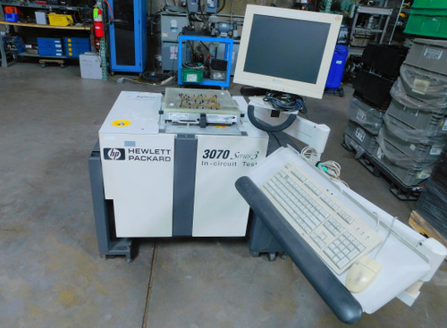 USED HP 3070/79000 SERIES 3 IN CIRCUIT COMMUNICATIONS TEST MACHINE. FOR SALE