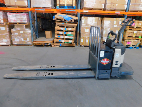 USED CROWN PE4500-80 ELECTRIC RIDER PALLET JACK 8000 LB, 24V FOR SALE