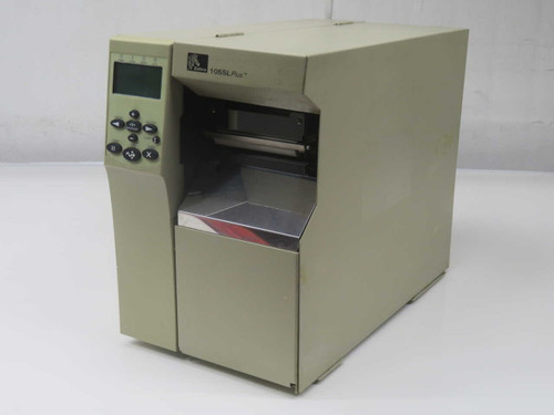 USED ZEBRA 105SLPLUS INDUSTRIAL THERMAL PRINTER FOR SALE