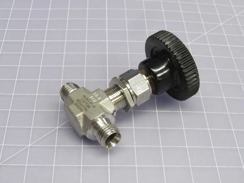 USED HY-LOK NV2H-4T-R INTEGRAL BONNET NEEDLE VALVE FOR SALE