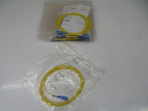 NOB LOT OF 22 COMMSCOPE FPTM-SPSC-3M FIBER OPTIC PATCH CABLES FOR SALE
