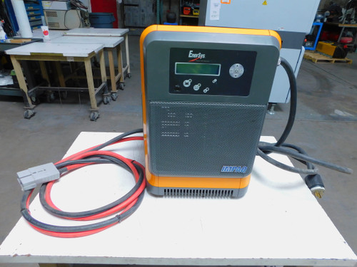 USED ENERSYS EI3-HL-4Y INDUSTRIAL BATTERY CHARGER OUT:24VDC , IN:480VAC/3PH FOR SALE