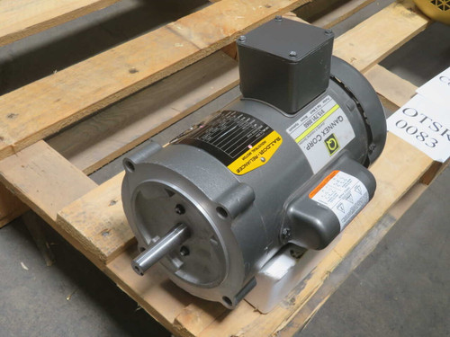 NOB BALDOR VL3504 34C63-5422 1/2 HP, 1725 RPM, SINGLE-PHASE TEFC C-FACE MOTOR FOR SALE