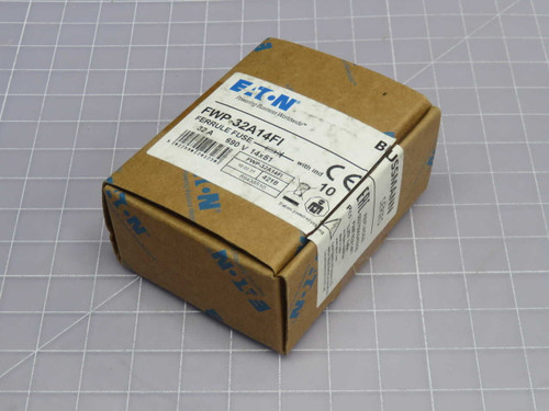 NIB LOT OF 10 EATON FWP-32A14FI 5027590243230 32A FAST-ACTING SEMICONDUCTOR FUSE FOR SALE