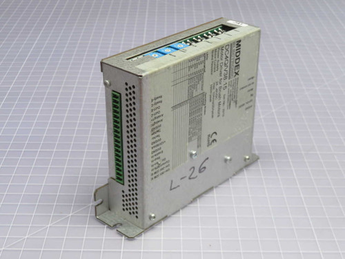 USED MIDDEX-ELECTRONIC DC4Q/V38.15 4-QUADRANT DC BRUSH MOTOR SPEED CONTROLLER/DRIVER FOR SALE