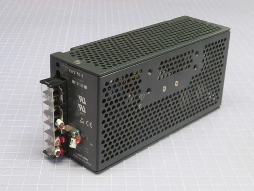 USED NEMIC-LAMBDA EWS150-5 AYN753K210033P DIN-RAIL SWITCHING POWER SUPPLY, 5VDC OUTPUT FOR SALE