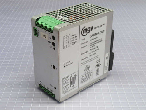 USED MGV SPH500-7207 POWER SUPPLY FOR LINMOT LINEAR MOTOR SYSTEMS FOR SALE