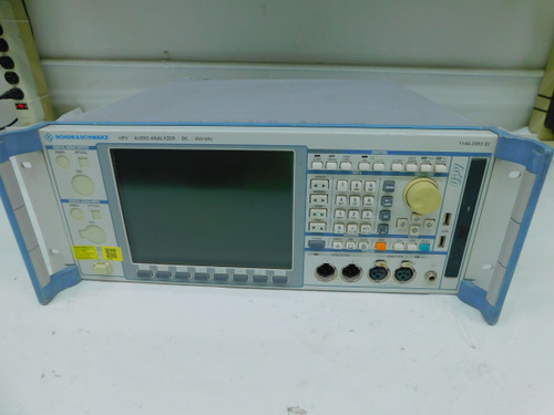 FPR ROHDE & SCHWARZ UPV AUDIO ANALYZER DC..250 KHZ, OPTION K4,B1,B3,U2 FOR SALE
