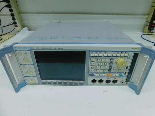 FPR ROHDE & SCHWARZ UPV AUDIO ANALYZER DC..250 KHZ, OPTION K4,B1,B3,U2 FOR SALE