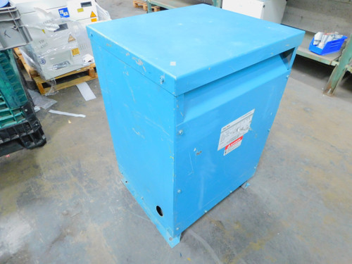 USED FEDERAL PACIFIC FH27CFMD-T-D DRY TYPE TRANSFORMER 27 KVA, PRI.460,SEC.460Y/266 FOR SALE