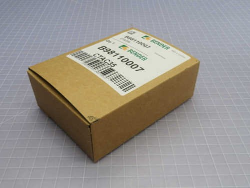 NIB BENDER B98110007 MEASURING CURRENT TRANSFORMER, 35MM ID, 80/125A PRIMARY, 600:1 RATIO FOR SALE