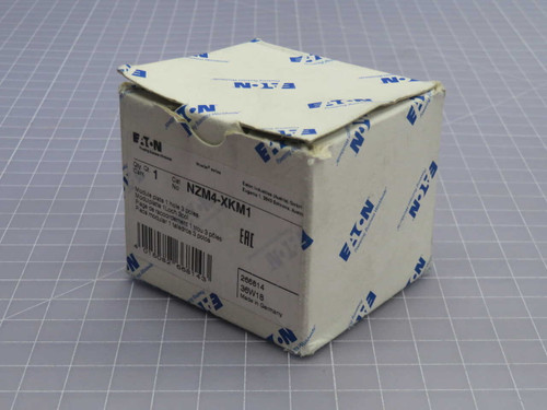 NIB EATON NZM4-XKM1 MOLDED CASE CIRCUIT BREAKER MODULE MOUNTING PLATE, 1-HOLE, 3-POLE, SIZE 4 FOR SALE