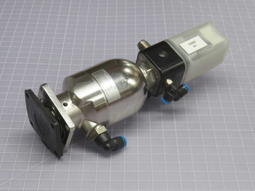 NOB GEMÜ 88230236 PNEUMATIC DIAPHRAGM VALVE ACTUATOR, METAL OPERATOR, SIZE 10, NORMALLY CLOSED FOR SALE