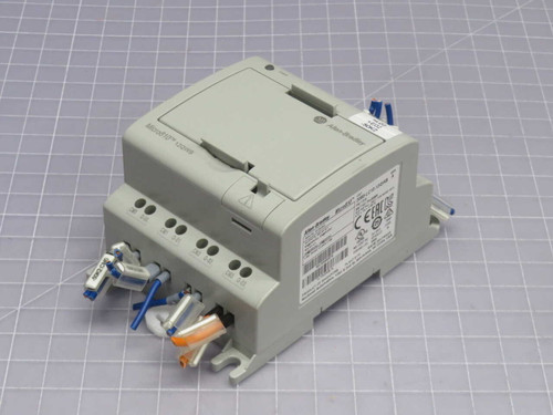 USED ALLEN BRADLEY 2080-LC10-12QWB SER A MICRO810 12 I/O PROGRAMMABLE CONTROLLER FOR SALE