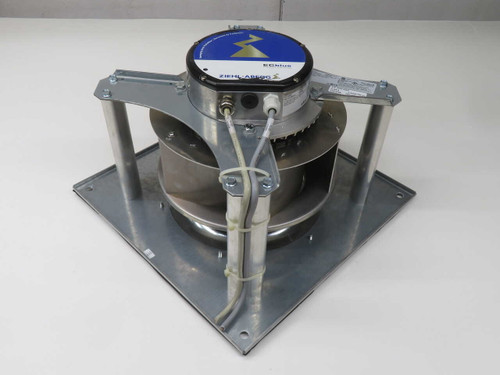 USED ZIEHL-ABEGG 162750 GR28M-ZIK.DC.1R EC CENTRIFUGAL COOLING FAN, 200-277V, 1.00KW, 3400RPM FOR SALE