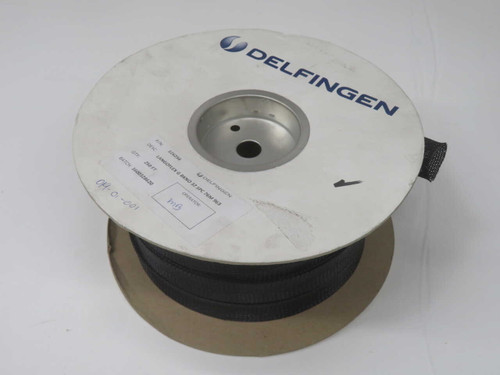 NOB LOT OF 250 FT DELFINGEN 126256 COATED BRAIDED CABLE SLEEVING, 250FT SPOOL FOR SALE