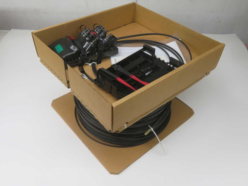 NIB COMMSCOPE MST-0JRH00-A0850U 8-PORT HARDENED FIBER TERMINAL WITH INTEGRATED 1X8 SPLITTER, 850 FT STUB FOR SALE