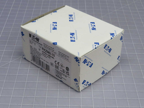 NIB EATON PKZM0-10 MOTOR-PROTECTIVE CIRCUIT BREAKER, 3-POLE, 6.3-10A FOR SALE