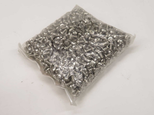 NIB LOT OF 1000 COMMSCOPE 4-27033-9103 PHILLIPS PAN-HEAD MACHINE SCREW, 12-24 X 3/8IN, STEEL, NICKEL-PLATED FOR SALE