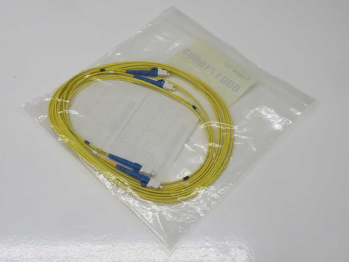 NIB LOT OF 25 COMMSCOPE FPCRD-SPLC-P-4.5M SIMPLEX FIBER OPTIC PATCH CORD, SC/UPC TO LC/UPC, 4.5M FOR SALE