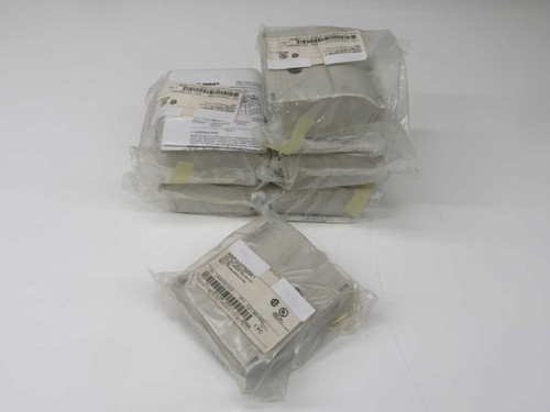 NOB LOT OF 6 AMP C21390-000 AMP-0-0775259-1 2-PAIR GAS-TUBE PROTECTED TELEPHONE CROSS-CONNECT MODULE, WALL-MOUNTED FOR SALE