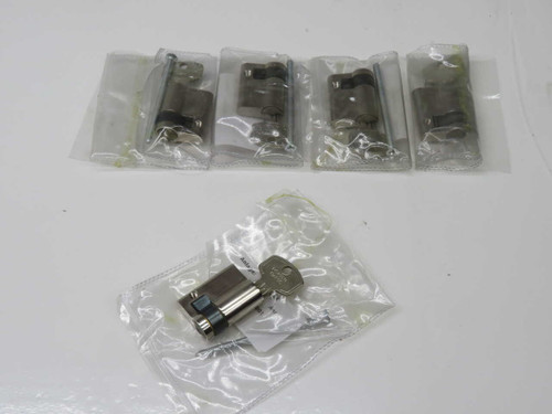 NOB LOT OF 5 DOM SECURITY 333SIGH 30/0 EN 1303 CLASS 160B0C8B EURO-PROFILE KEY CYLINDER LOCK, EN 1303 RATED, WITH KEY, PART OF A MASTER-KEYED SYSTEM FOR SALE