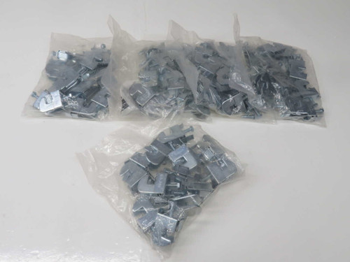 NOB LOT OF 75 RITTAL SV 3457.500 3457500 BUSBAR/CONDUCTOR CONNECTION TERMINAL CLAMP FOR ENCLOSURE MOUNTING RAIL FOR SALE