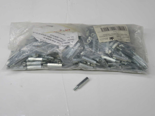NOB LOT OF 250 MAN ELEKTROTECHNIEK DA8-M5X30 BU/BI 01117 ZINC-PLATED STEEL THREADED HEX STANDOFF/SPACER, M5 X 30MM FOR SALE