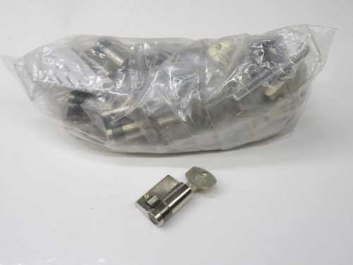 NOB LOT OF 20 DOM SECURITY 333SIGH 30/0 IM540514/MODULE:19AH01/CODE:1ACL15 EURO-PROFILE KEY CYLINDER LOCK, PART OF A MASTER-KEYED SYSTEM FOR SALE